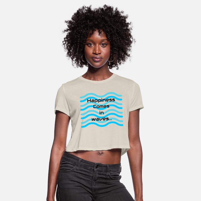 Happiness Comes in Waves Wild Swimming Tees