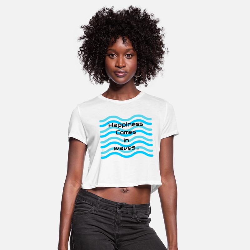 Happiness Comes in Waves Wild Swimming Tees
