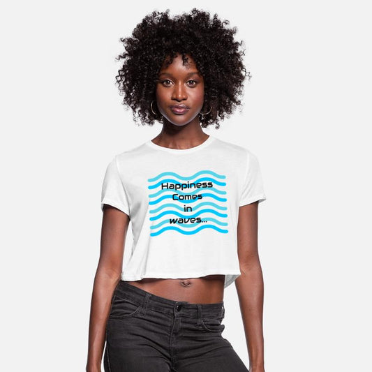 Happiness Comes in Waves Wild Swimming Tees