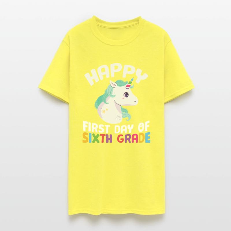 Happy First Day Of Sixth Grade Unicorn