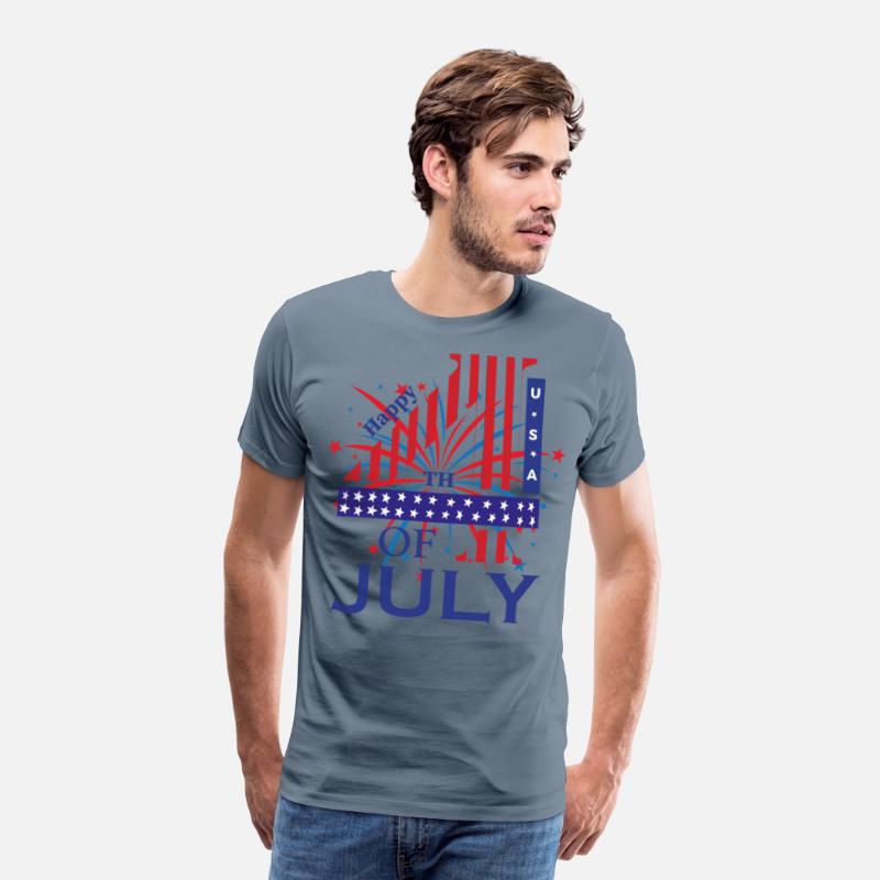 HAPPY FOURTH OF JULY FIREWORKS USA