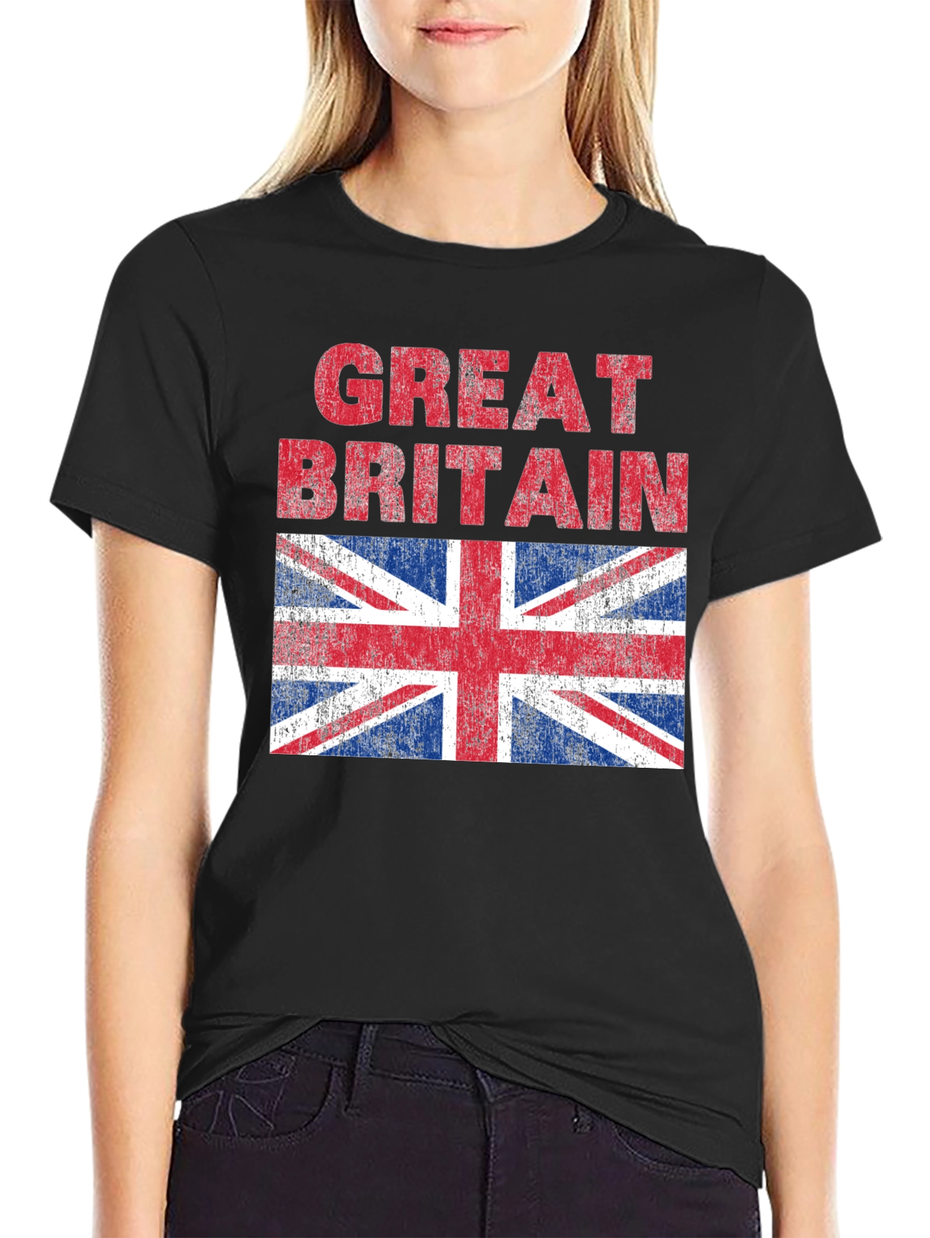 Great Britain Flag Graphic T-Shirt
