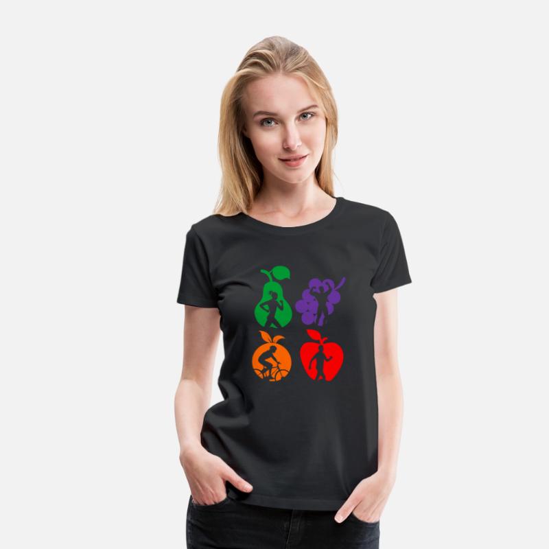 Healthy fruit healthy sports logo