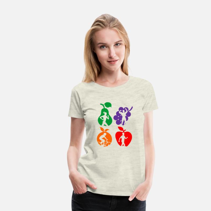 Healthy fruit healthy sports logo