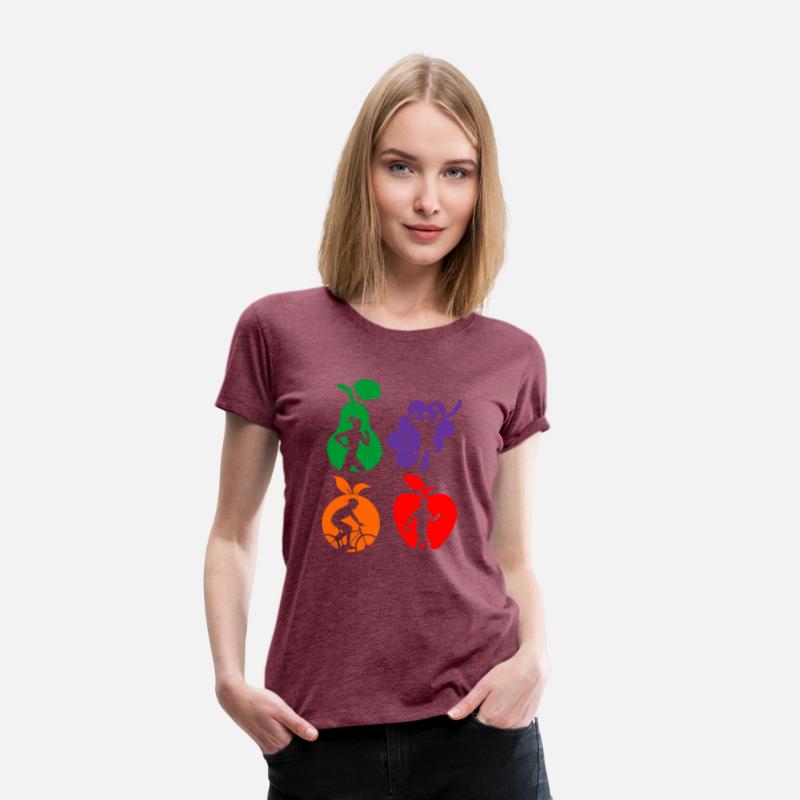 Healthy fruit healthy sports logo