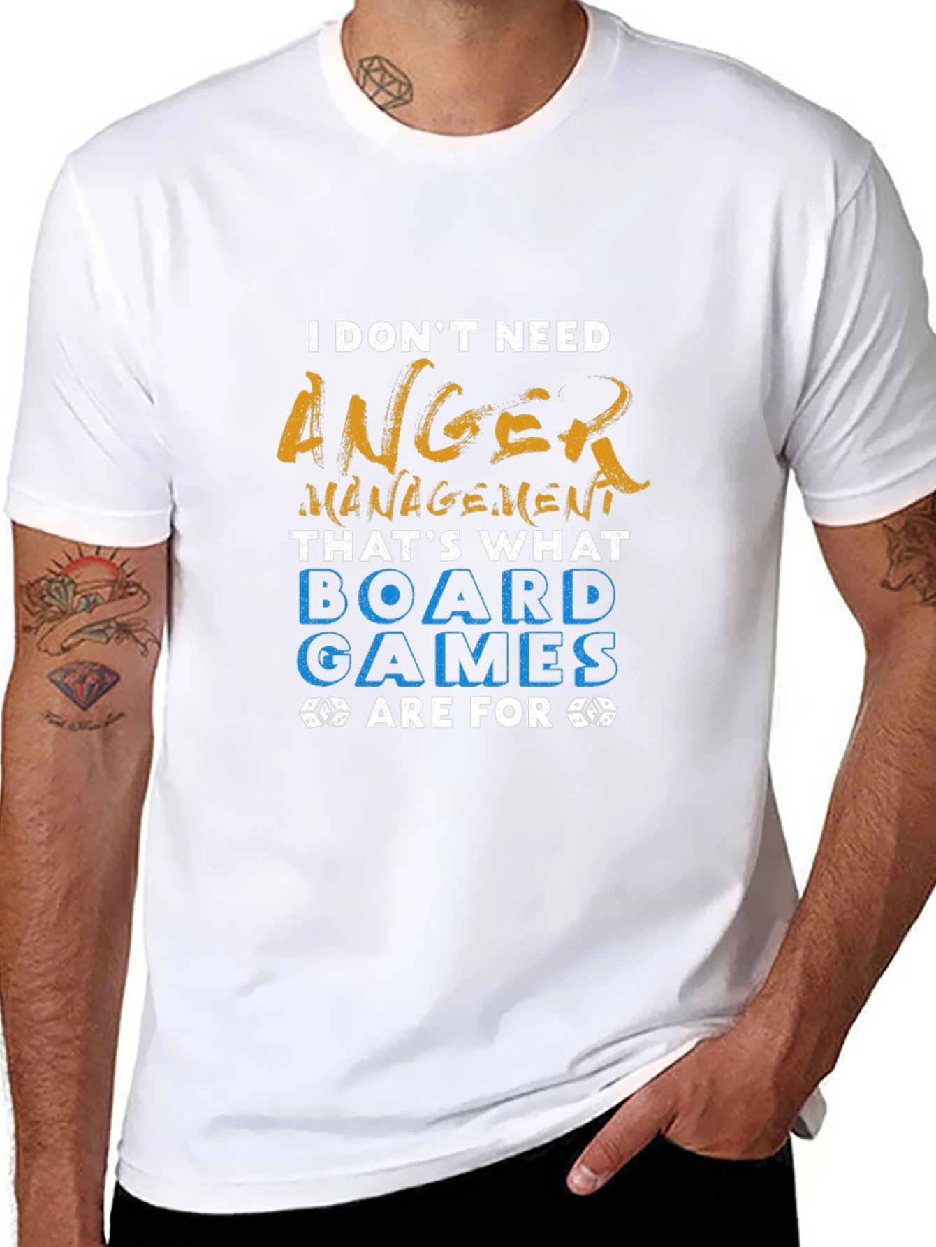 Anger Management Board Games Graphic Tee