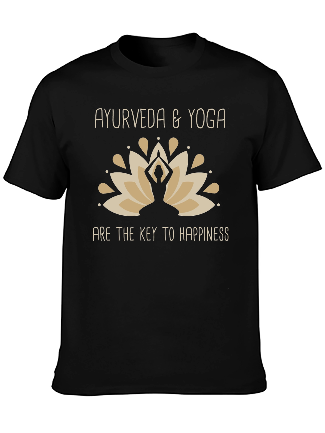 Ayurveda & Yoga Happiness Graphic Tee