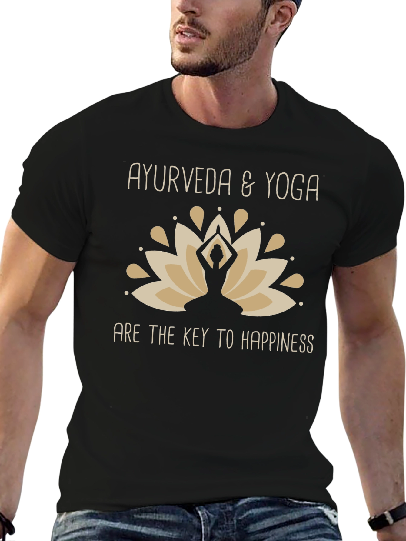 Ayurveda & Yoga Happiness Graphic Tee