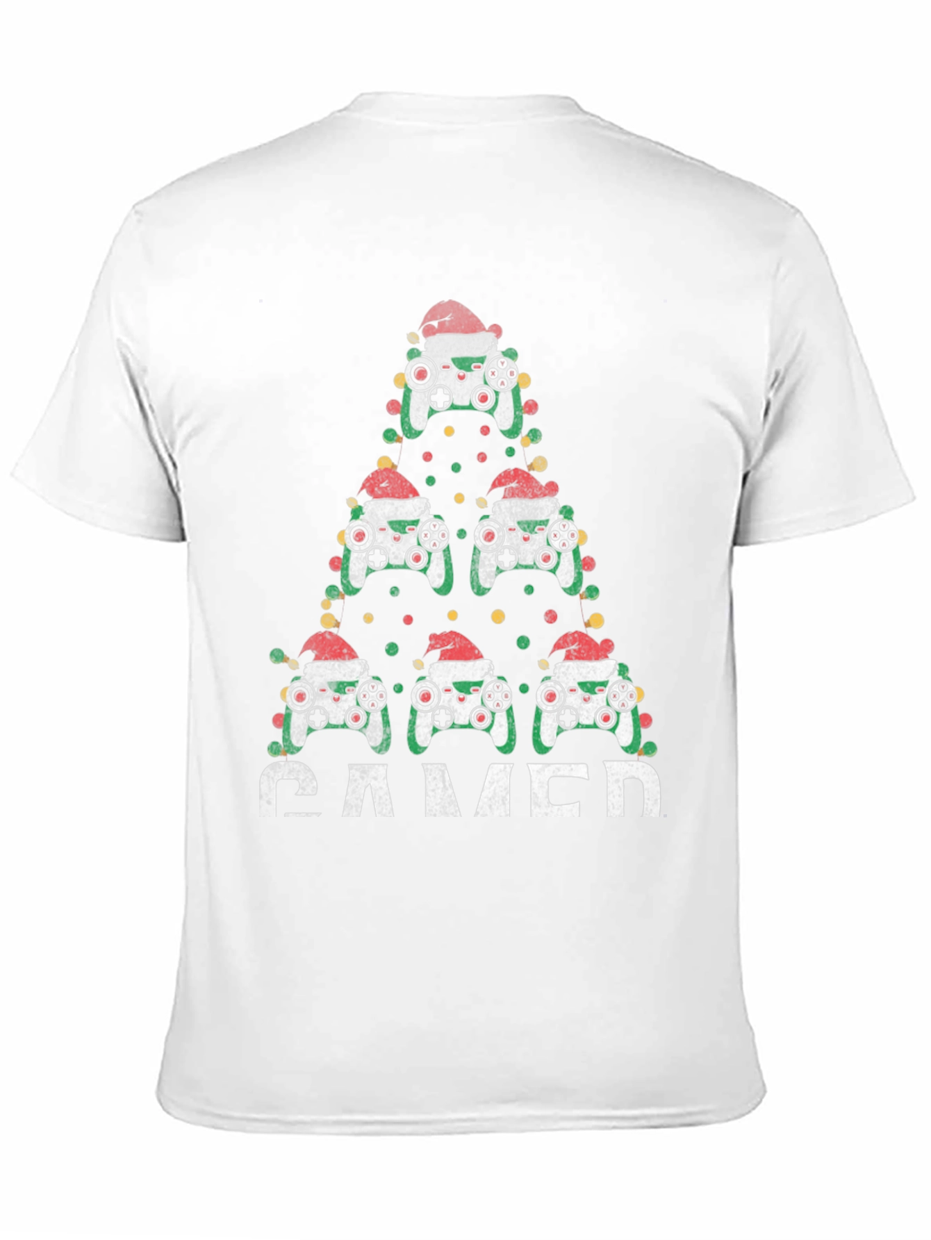 Gamer Christmas Tree Controller T-Shirt