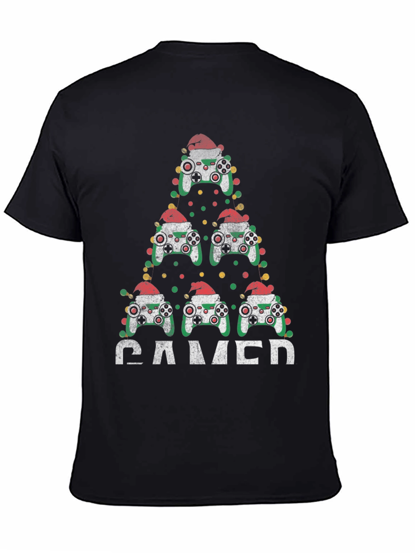 Gamer Christmas Tree Controller T-Shirt
