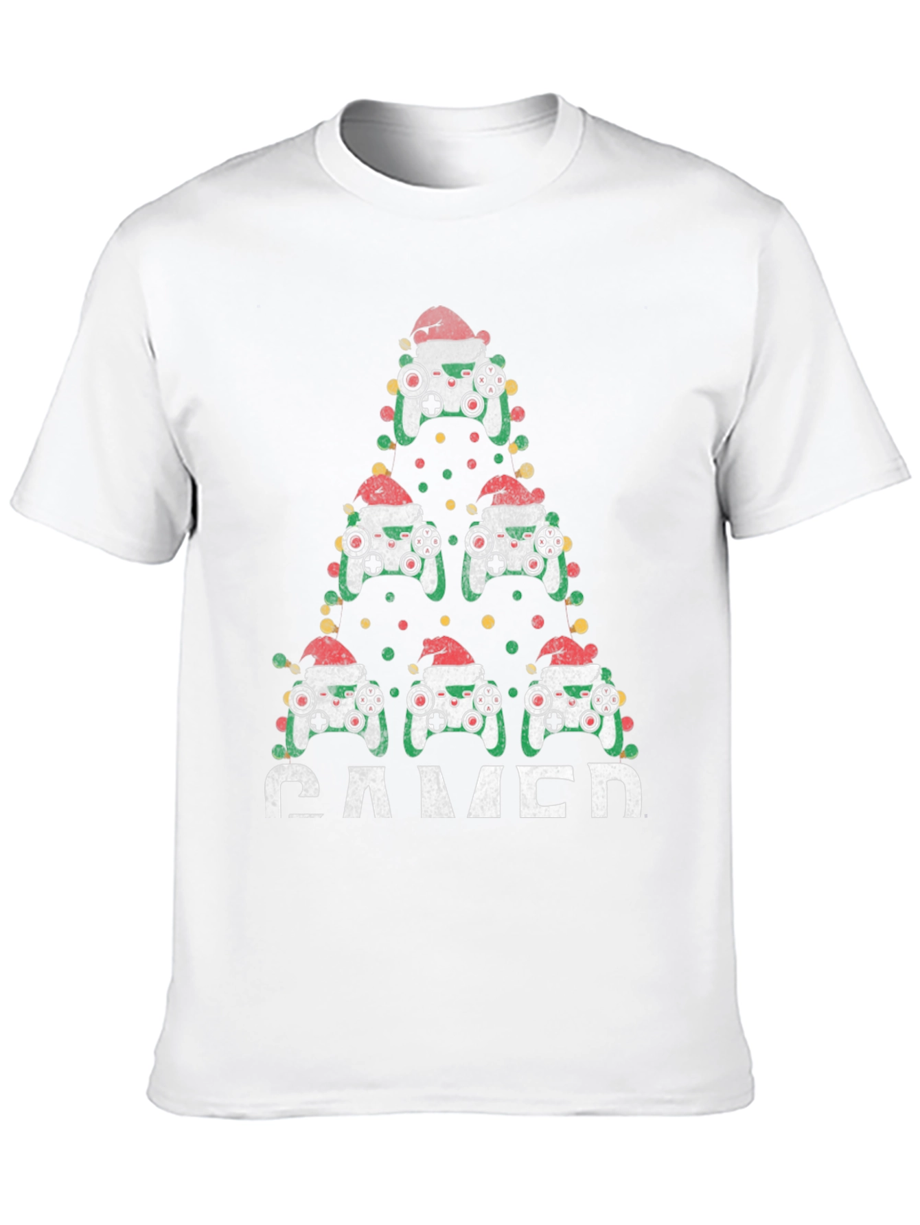 Gamer Christmas Tree Controller T-Shirt