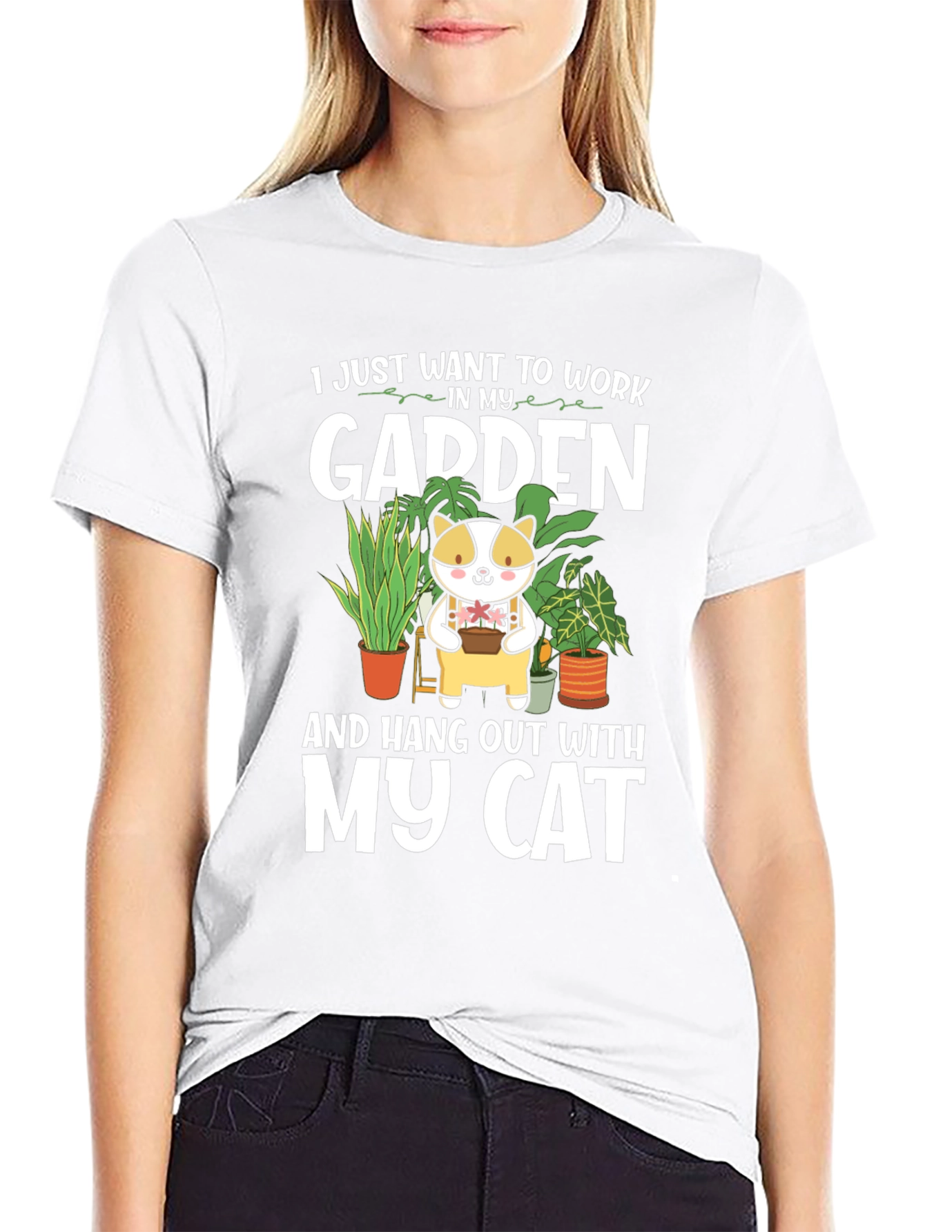 Gardening Cat Lover T-Shirt