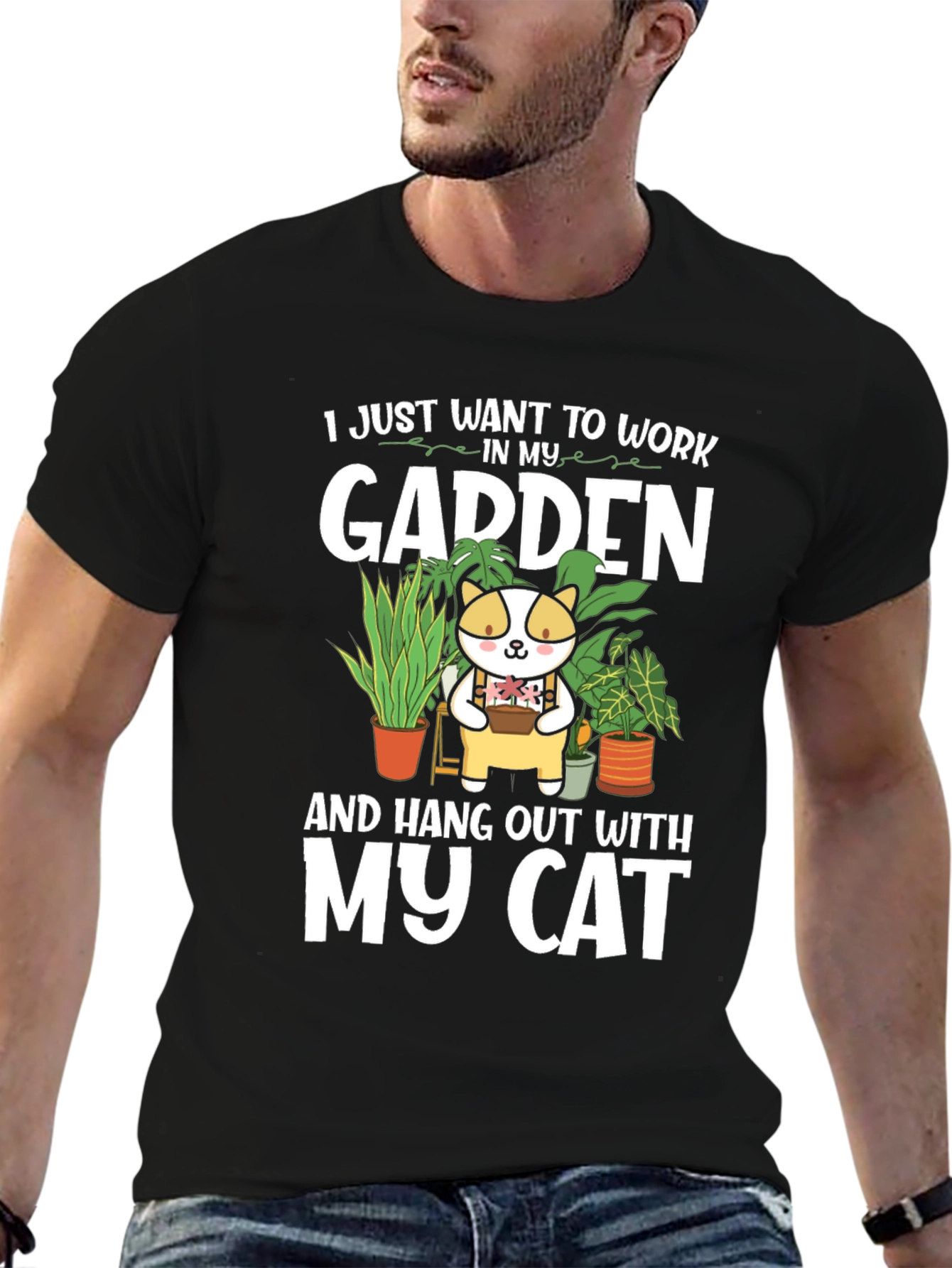 Gardening Cat Lover T-Shirt
