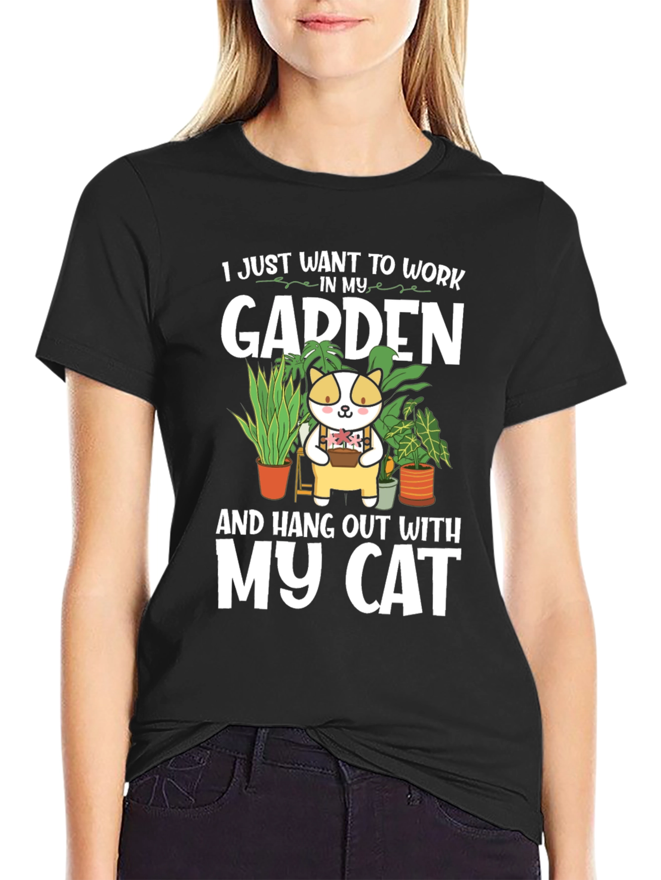 Gardening Cat Lover T-Shirt