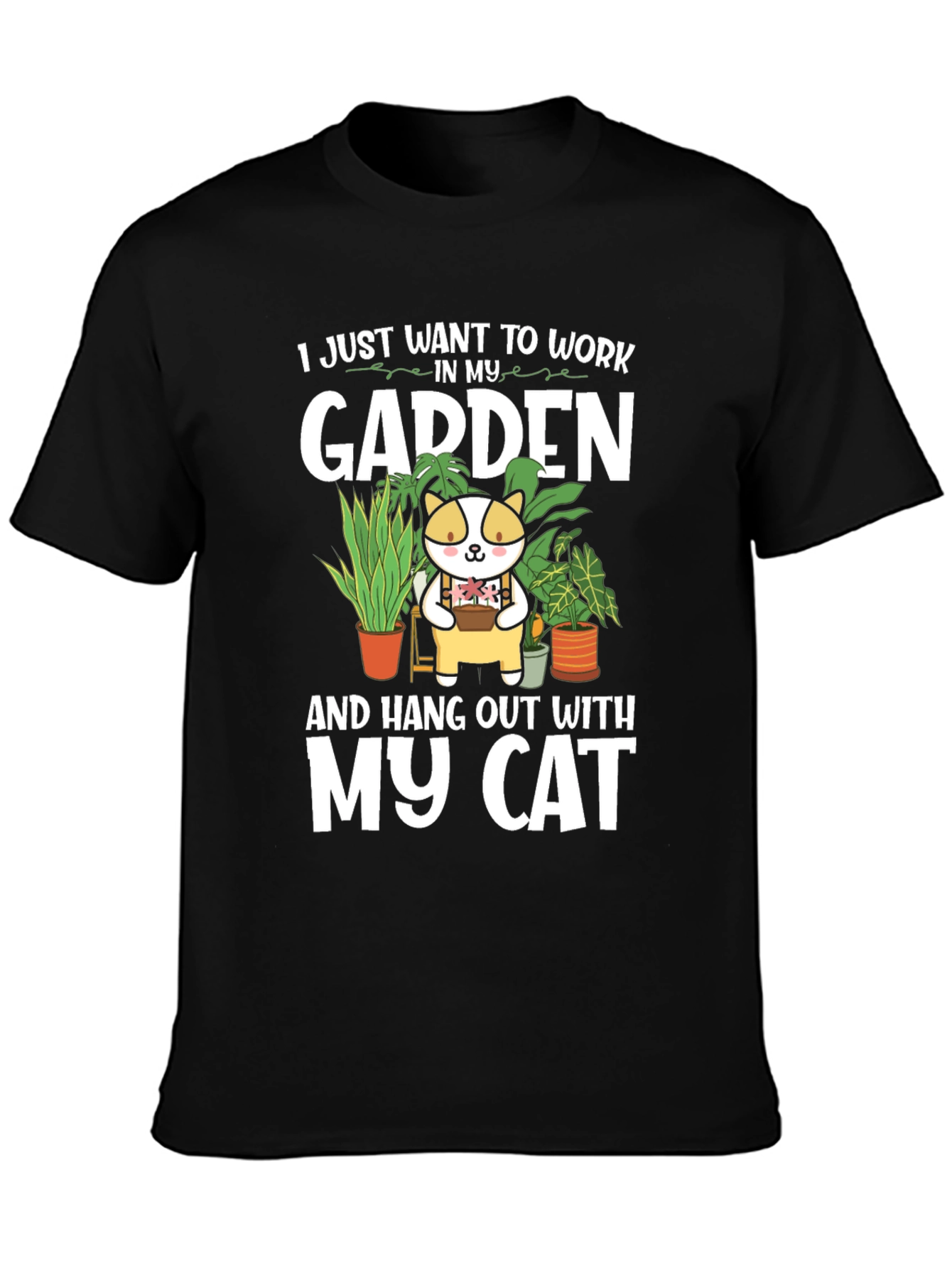 Gardening Cat Lover T-Shirt