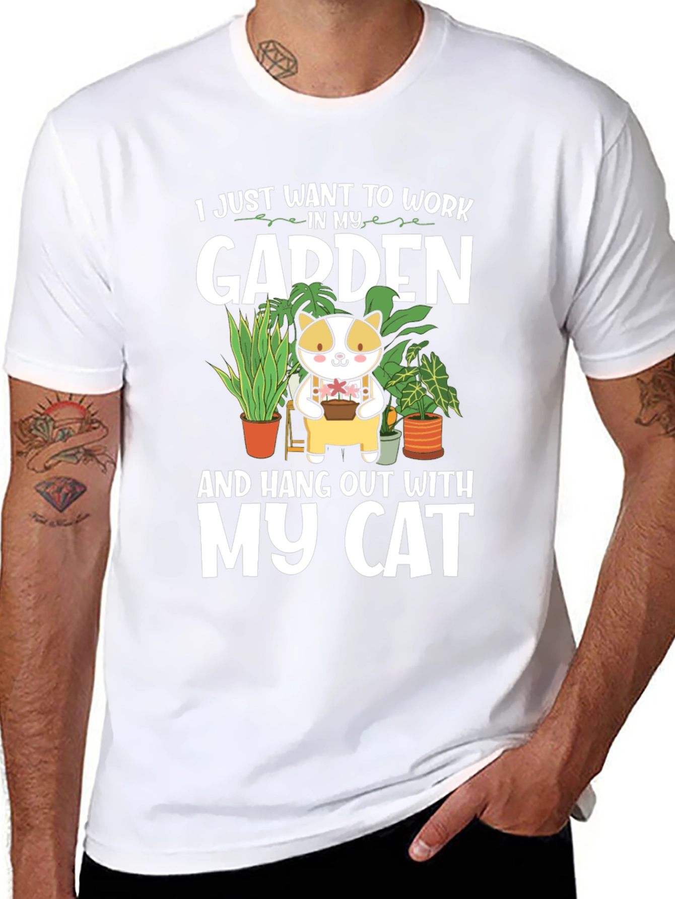 Gardening Cat Lover T-Shirt
