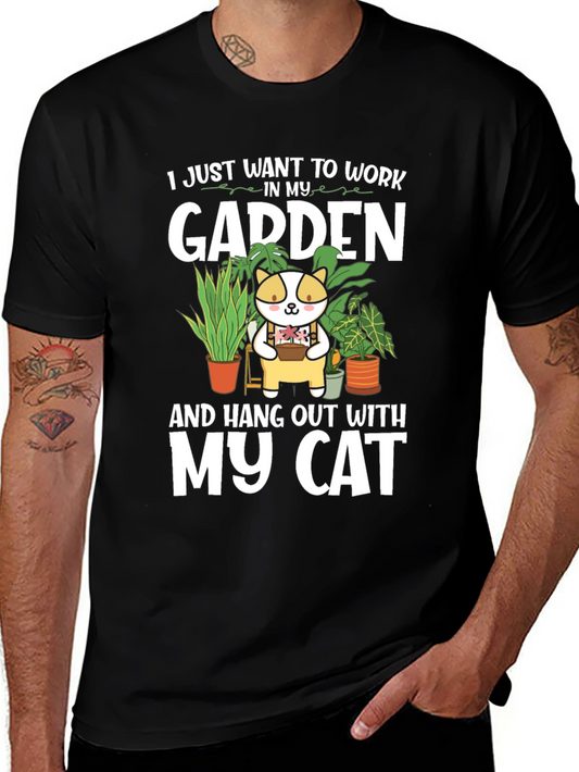 Gardening Cat Lover T-Shirt