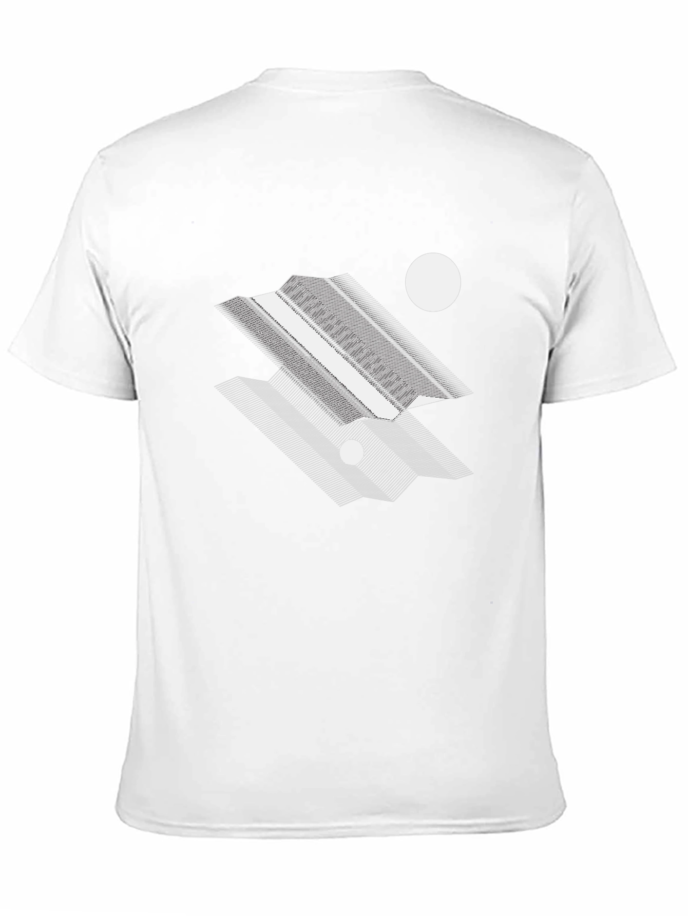 Geometric Graphic Tee - Modern Abstract Design