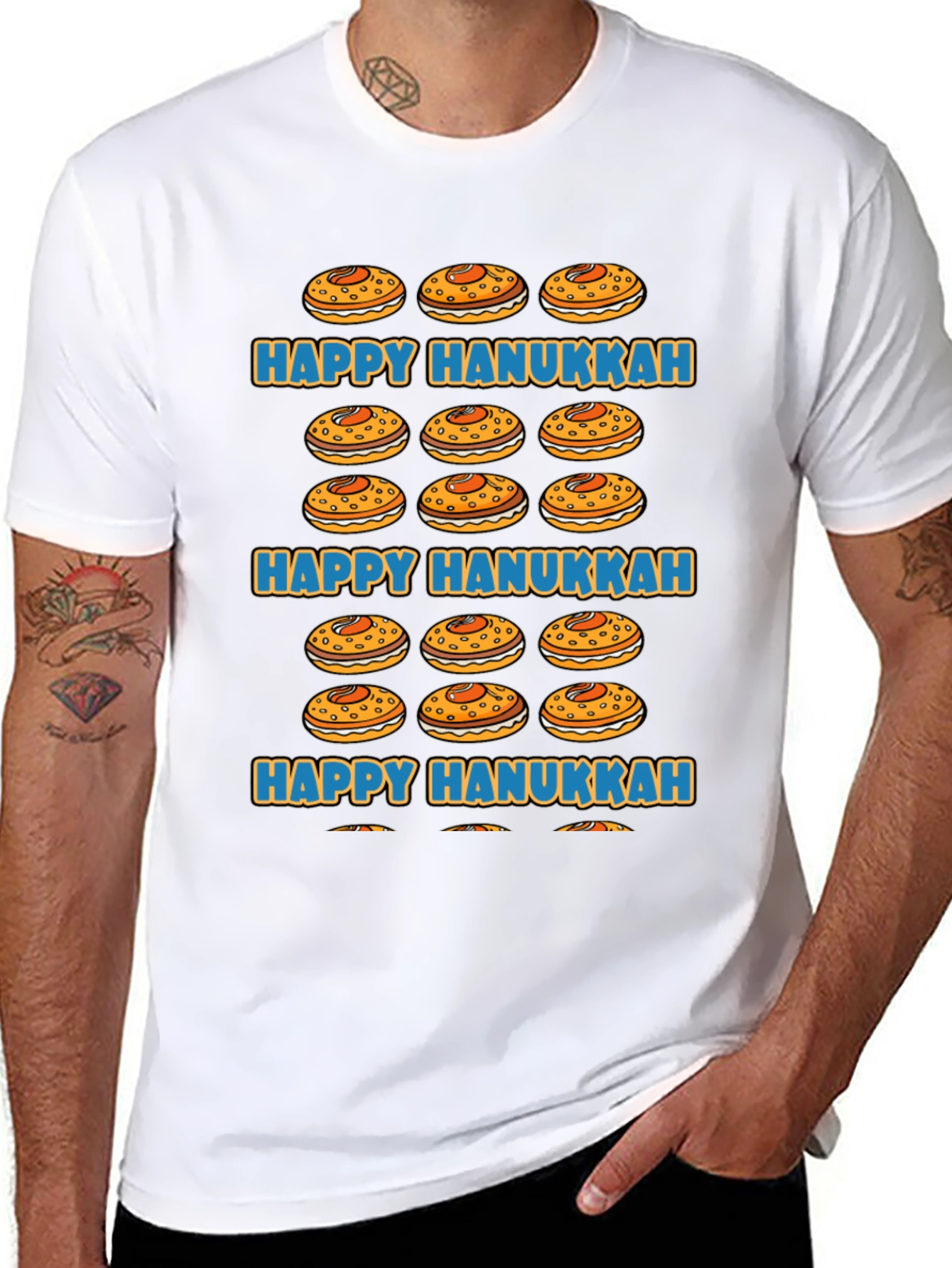 Happy Hanukkah Jelly Donut T-Shirt