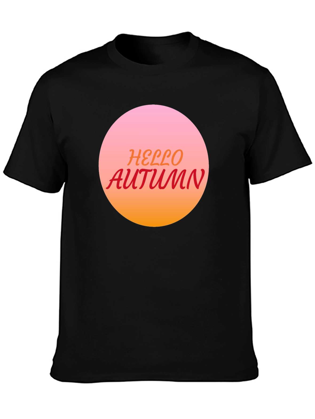 Hello Autumn Crew Neck T-Shirt