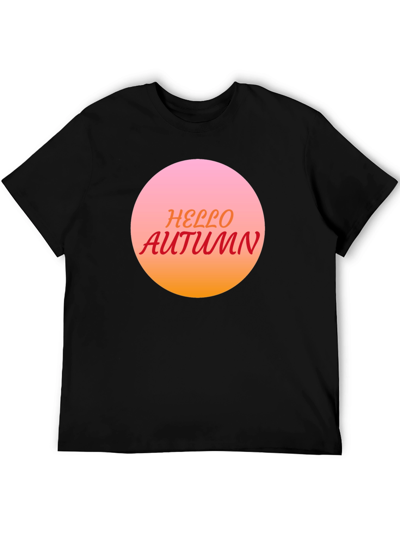Hello Autumn Crew Neck T-Shirt
