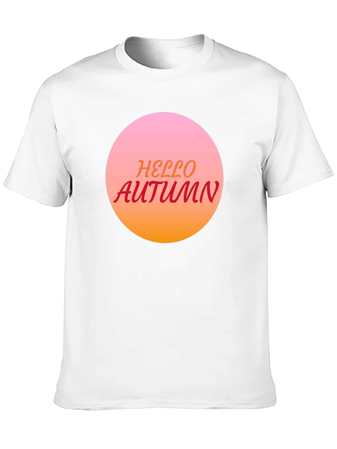 Hello Autumn Crew Neck T-Shirt