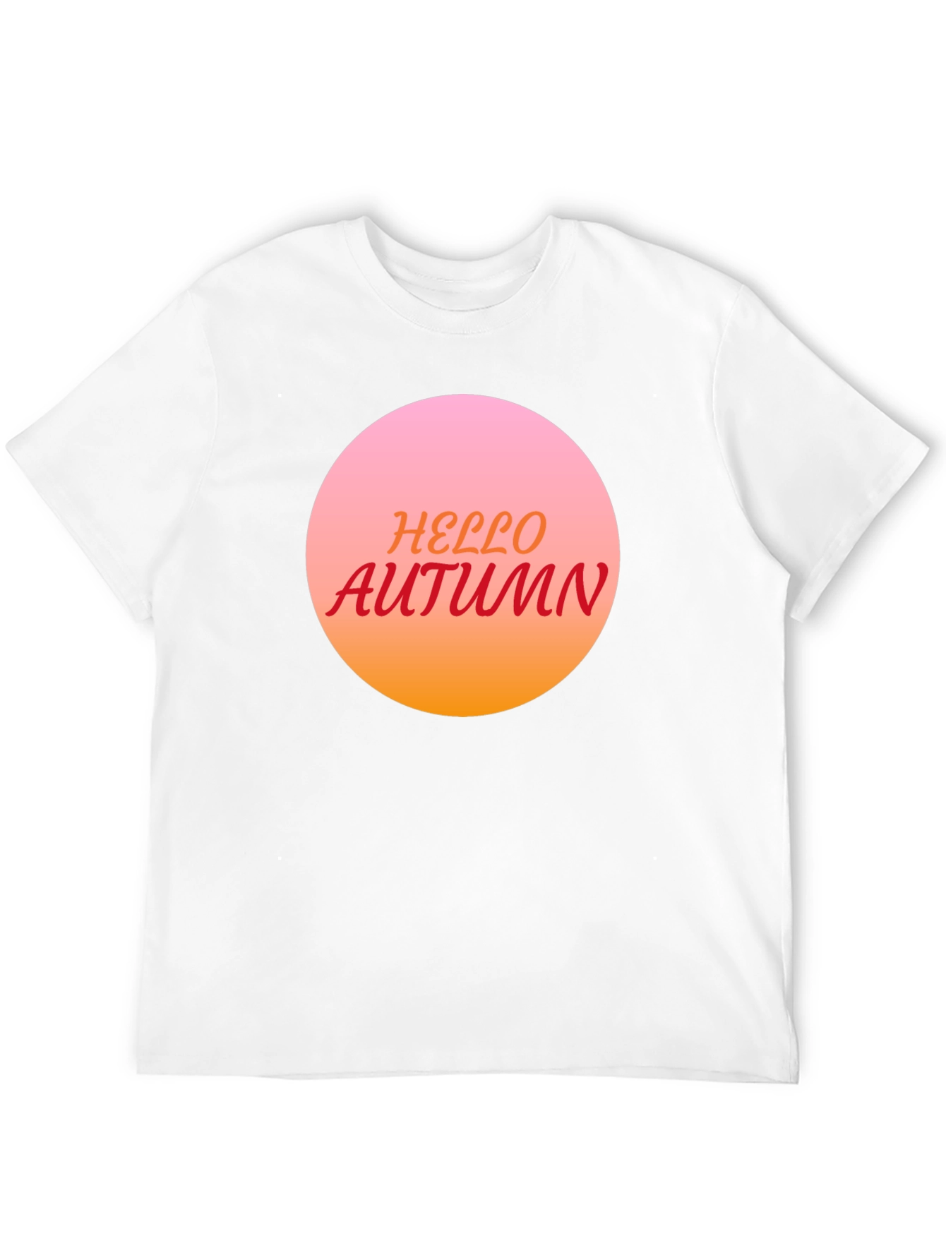 Hello Autumn Crew Neck T-Shirt