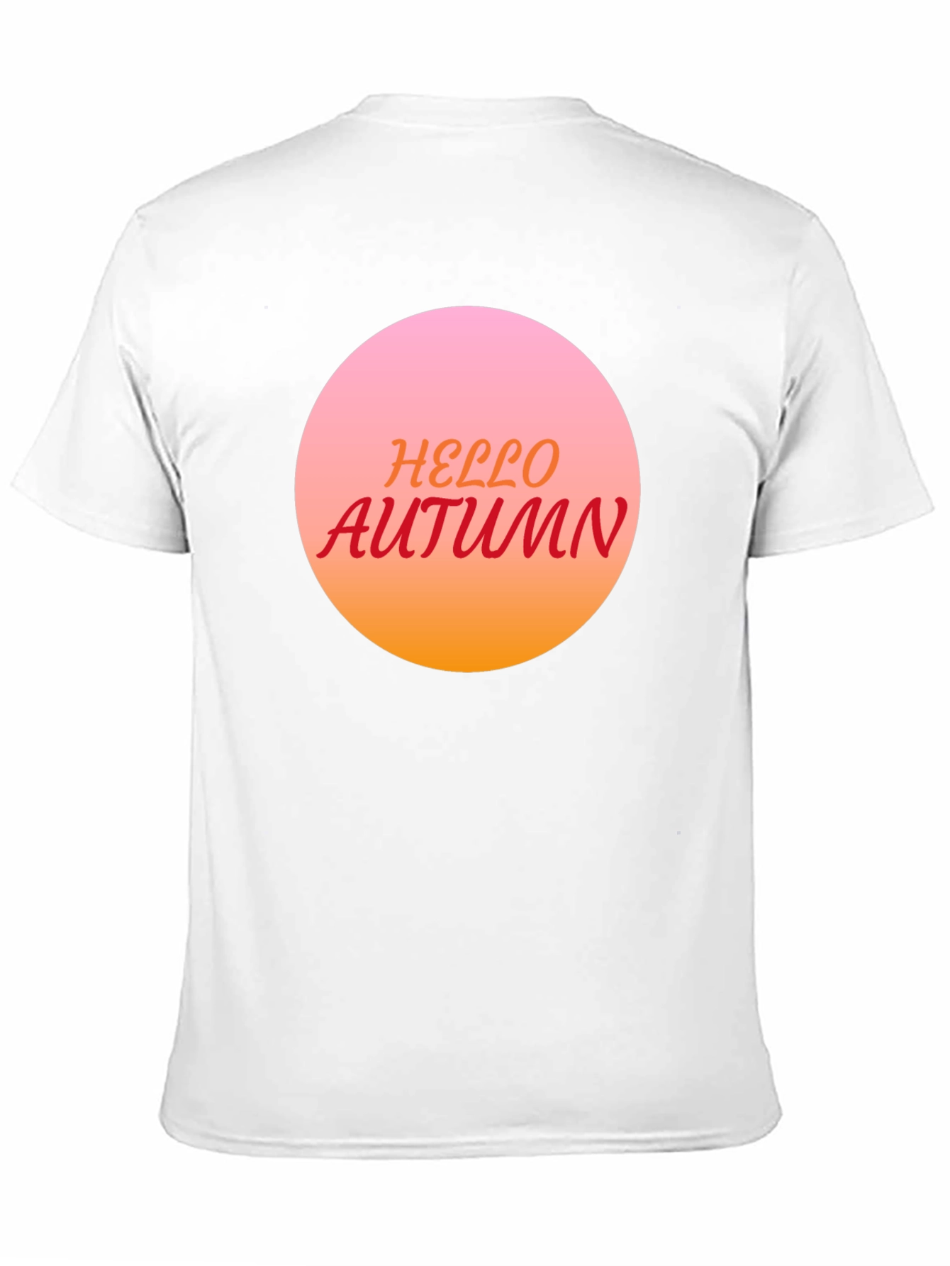 Hello Autumn Crew Neck T-Shirt