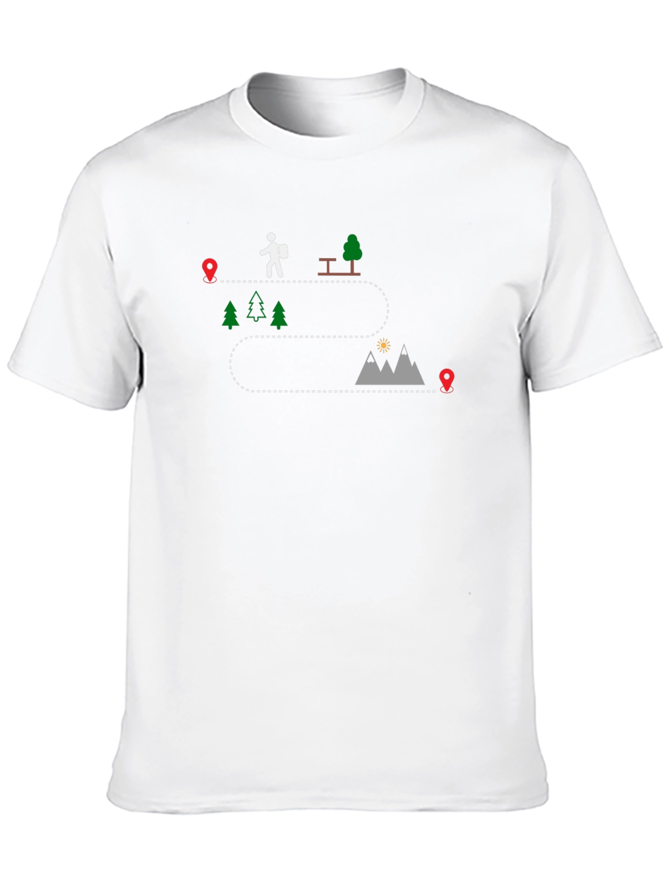 Adventure Route Black T-Shirt