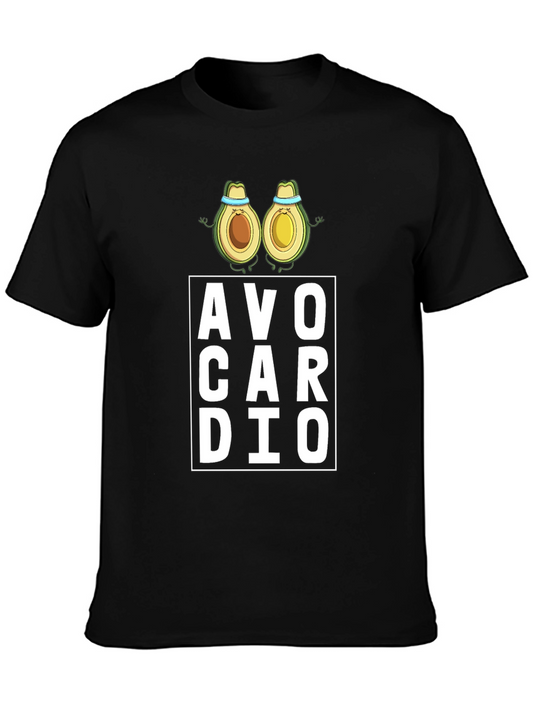 Avo Cardio Black T-Shirt - Gym Workout Tee