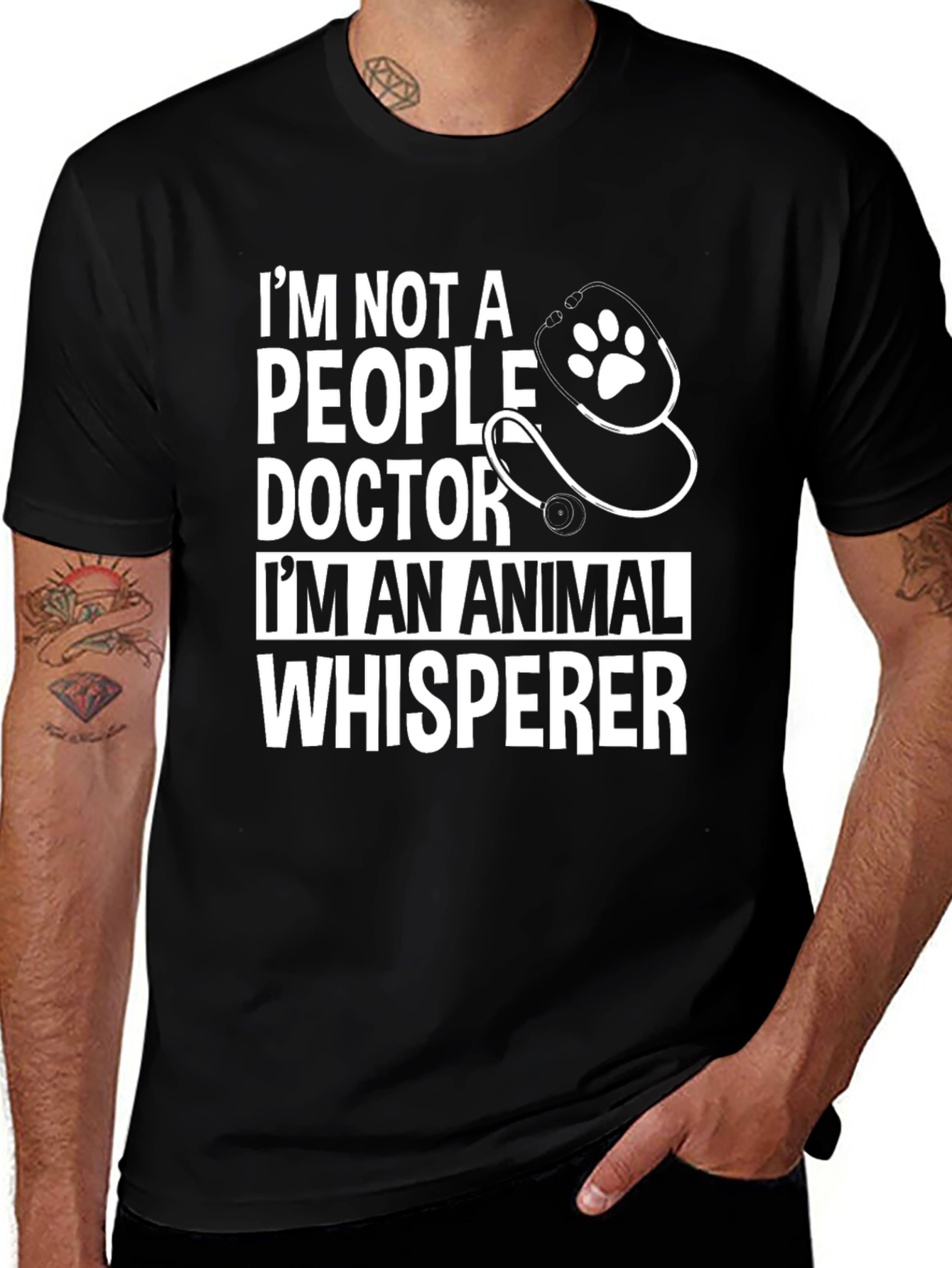 Animal Whisperer Graphic Tee - Veterinarian Gift