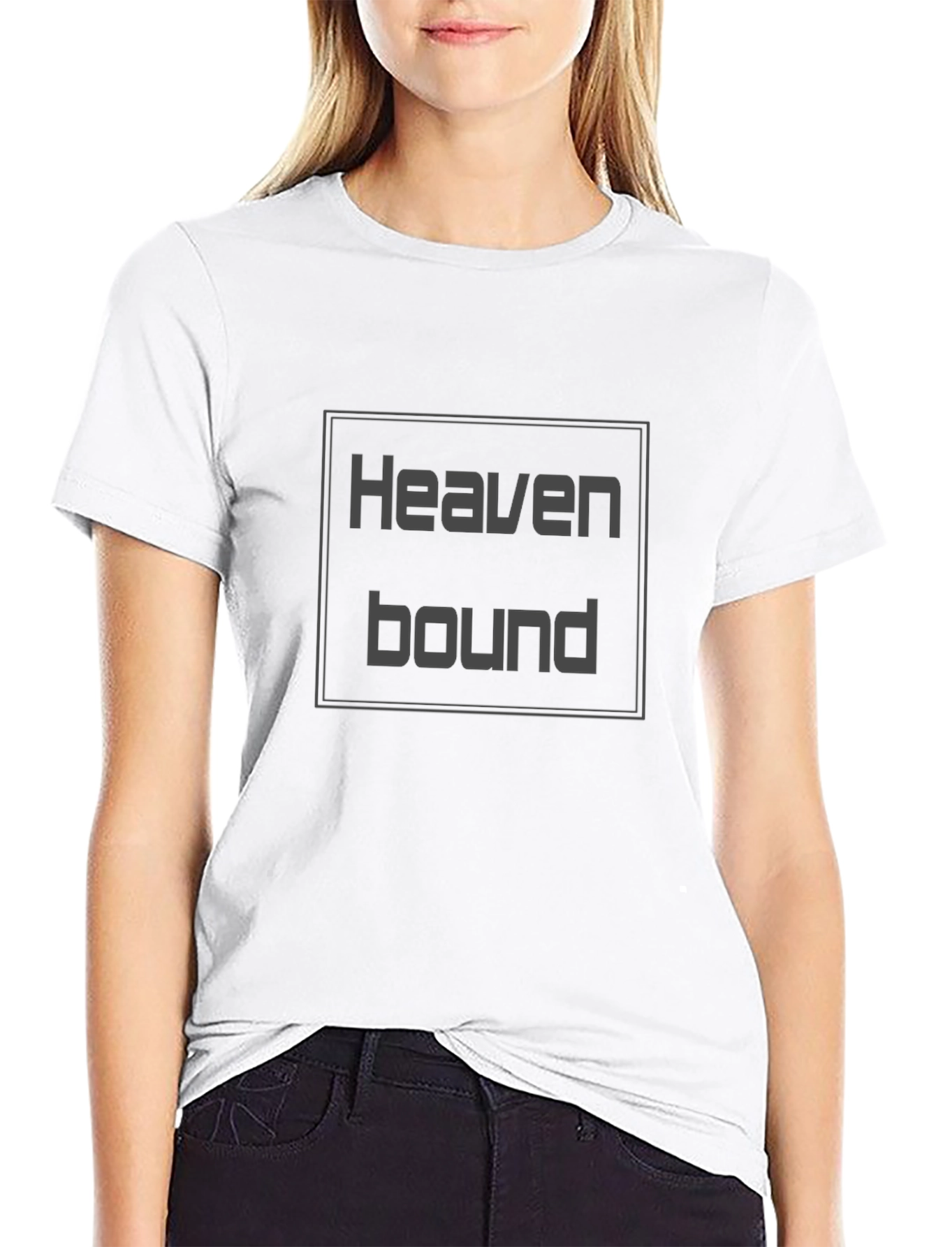 Heaven Bound Black T-Shirt - Stylish Comfort
