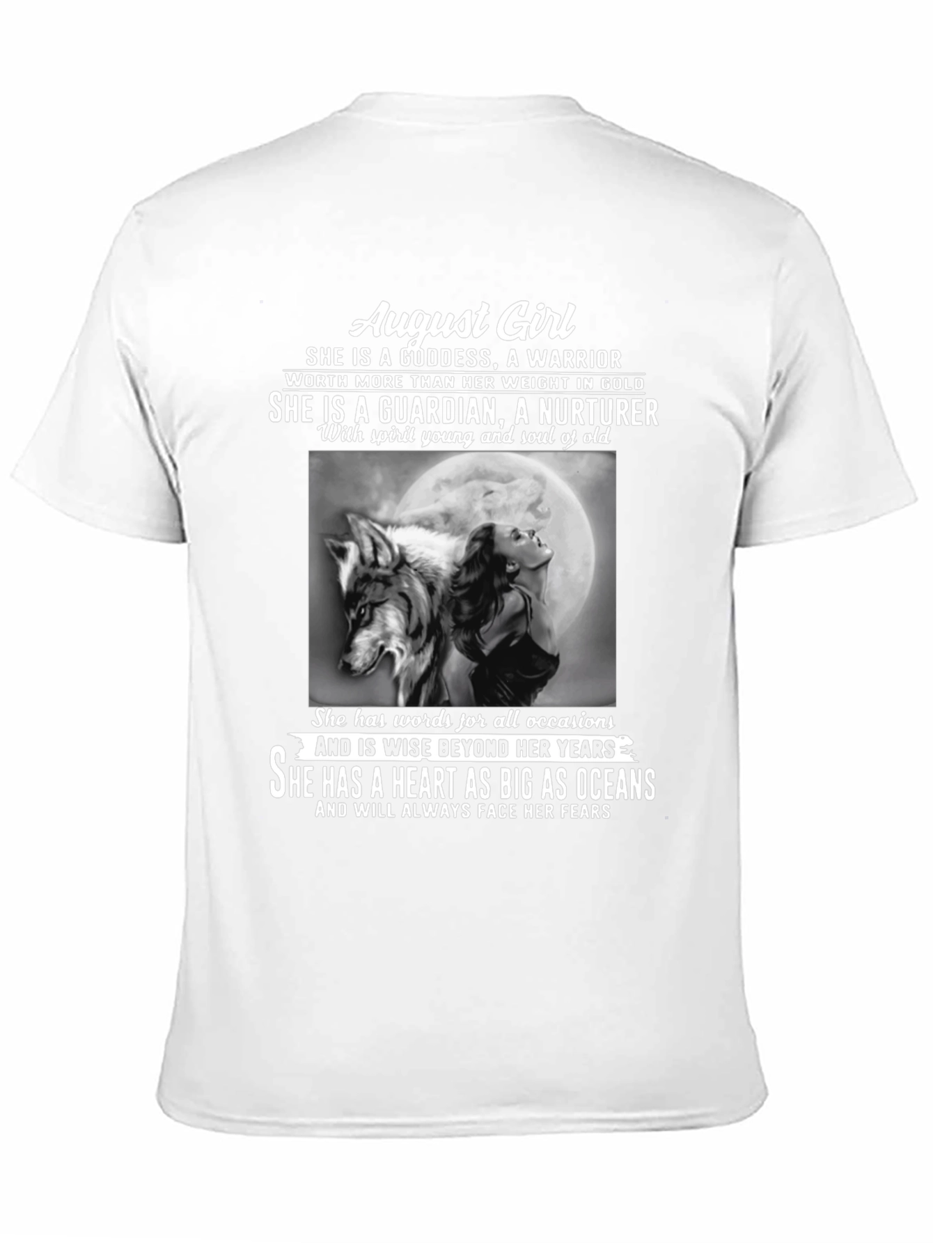 August Girl Wolf Graphic T-Shirt