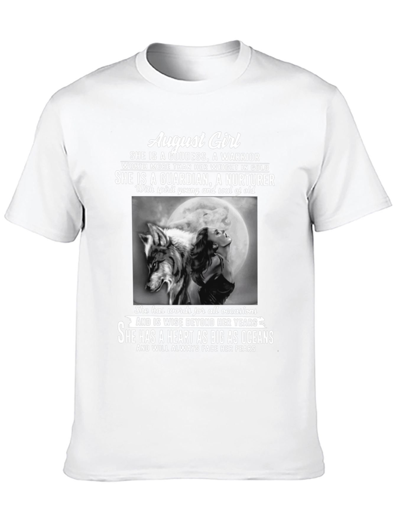 August Girl Wolf Graphic T-Shirt