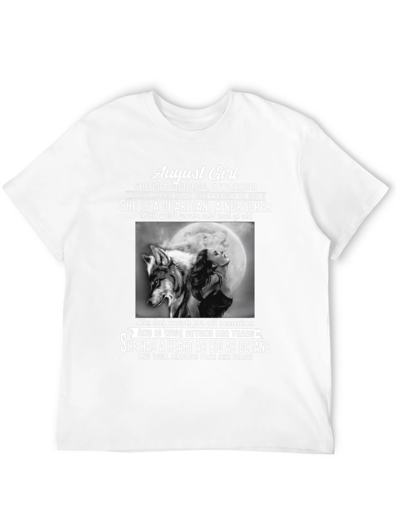 August Girl Wolf Graphic T-Shirt