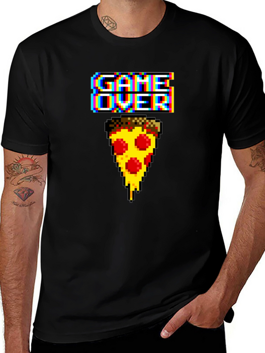 Game Over Pizza Graphic Tee