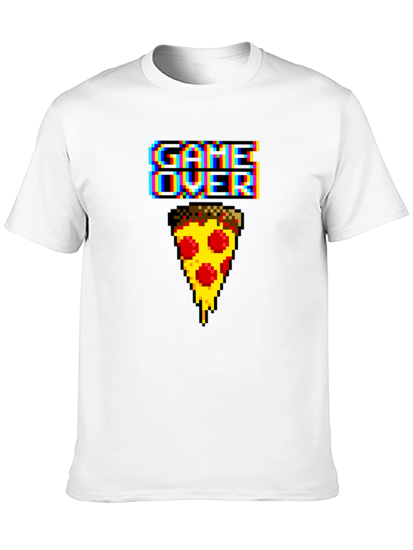 Game Over Pizza Graphic Tee