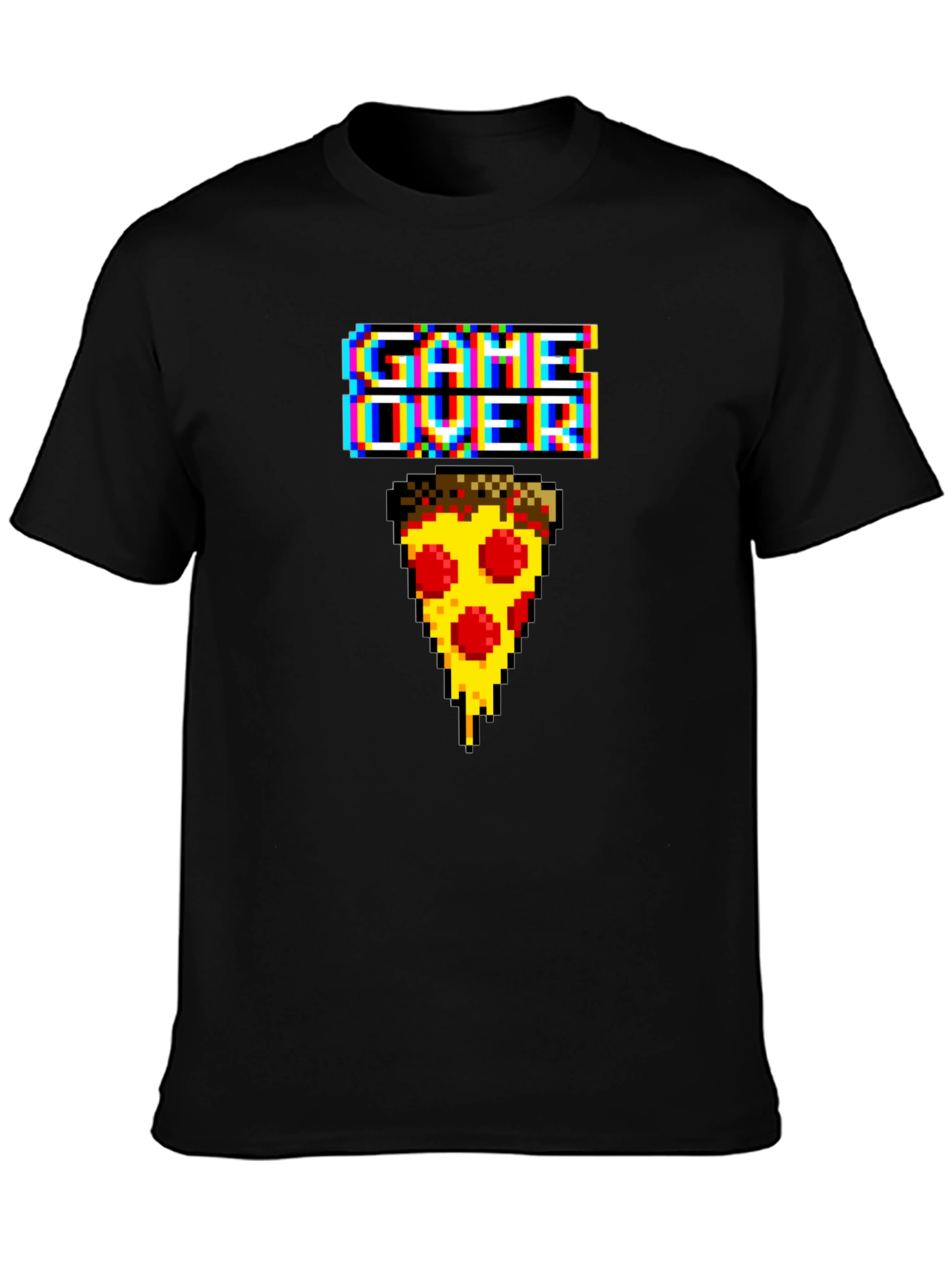 Game Over Pizza Graphic Tee