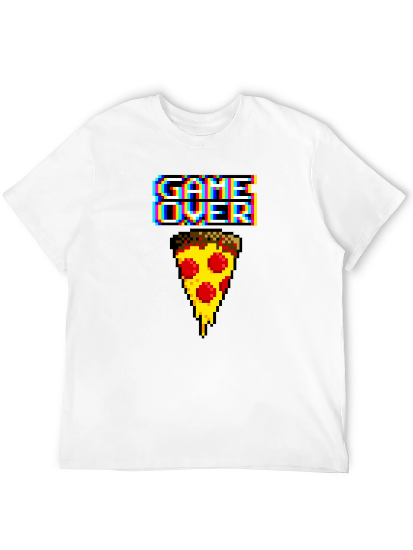 Game Over Pizza Graphic Tee