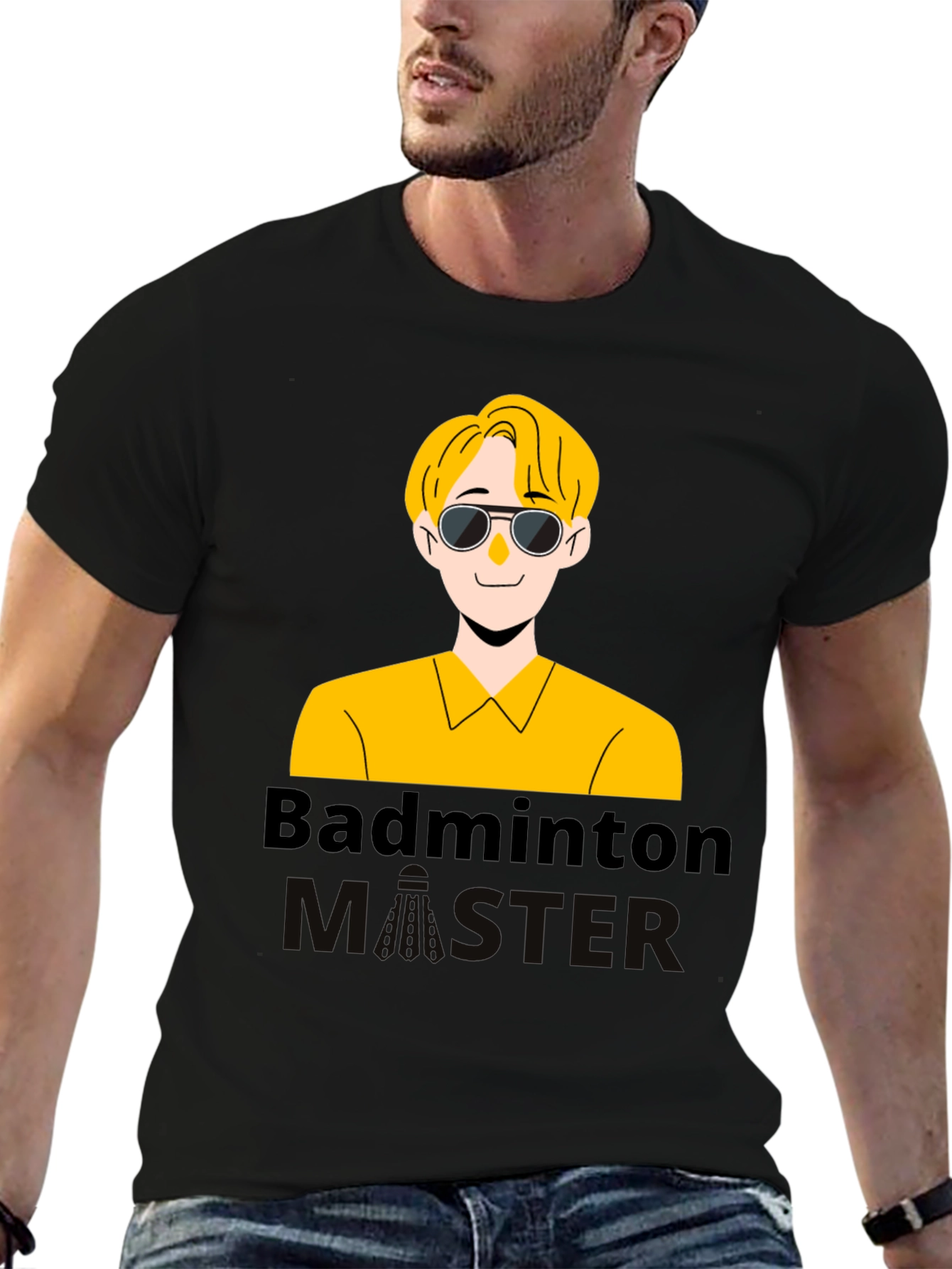 Badminton Master Graphic Tee