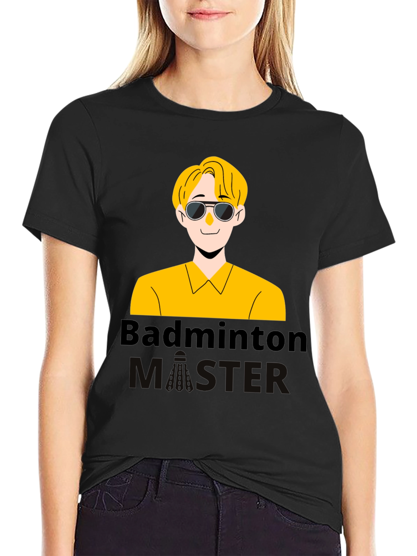 Badminton Master Graphic Tee