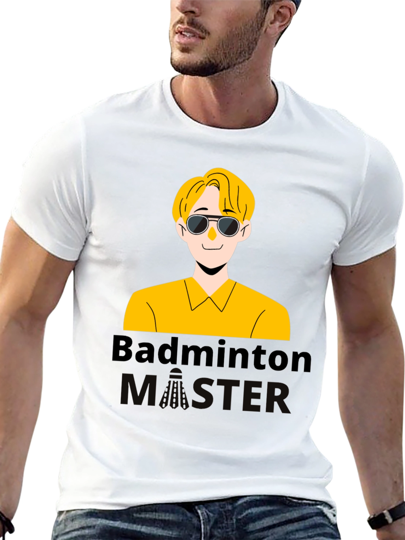 Badminton Master Graphic Tee