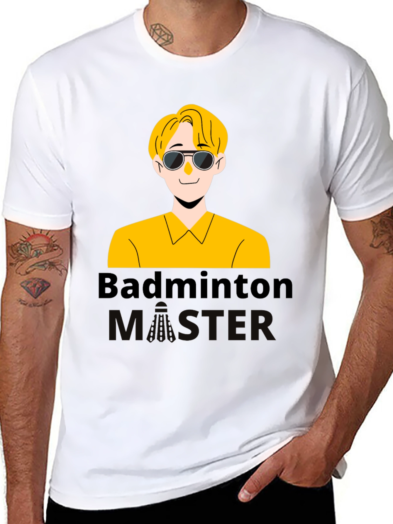 Badminton Master Graphic Tee