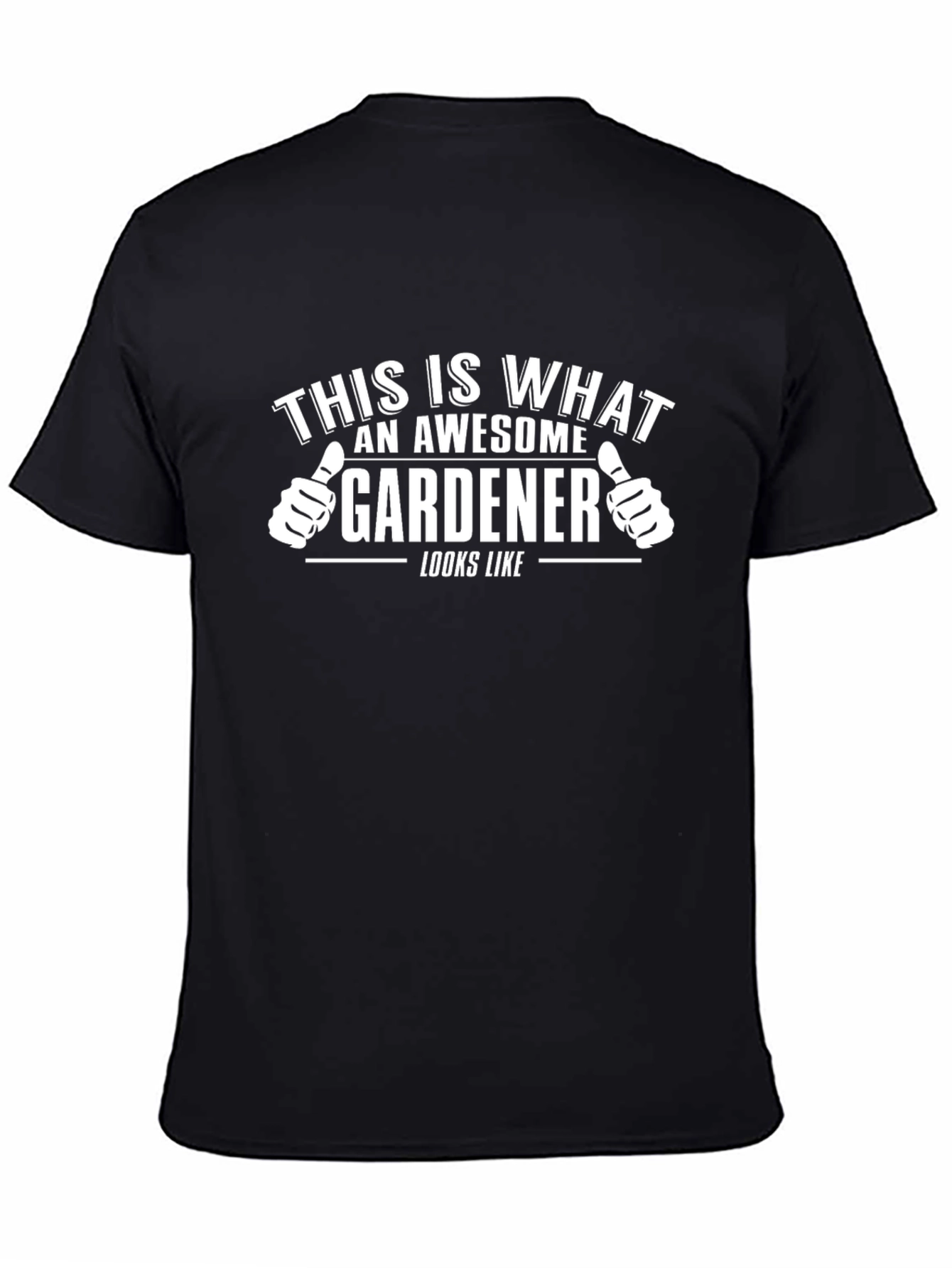 Awesome Gardener Graphic Tee - Black Cotton T-Shirt