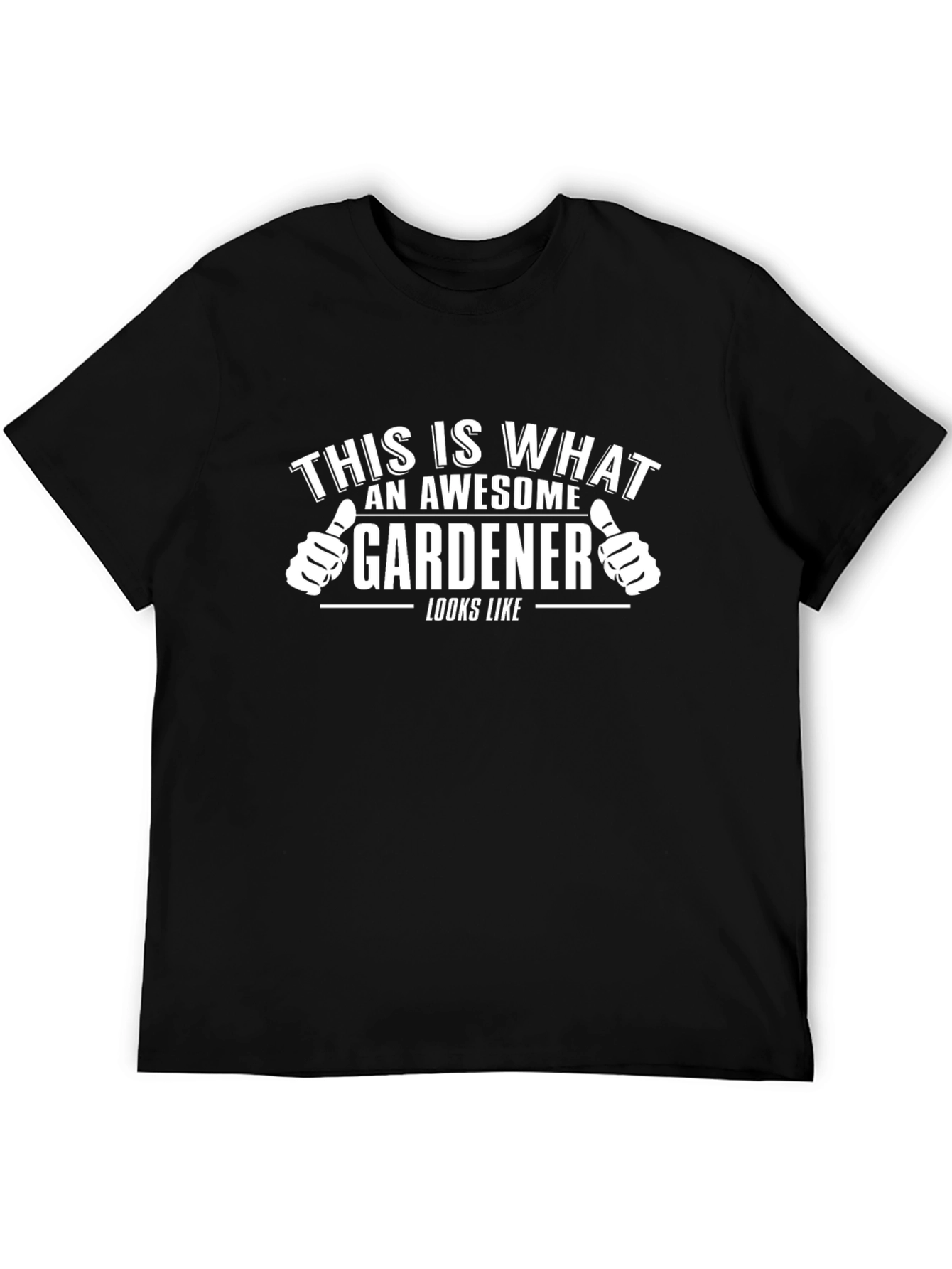 Awesome Gardener Graphic Tee - Black Cotton T-Shirt