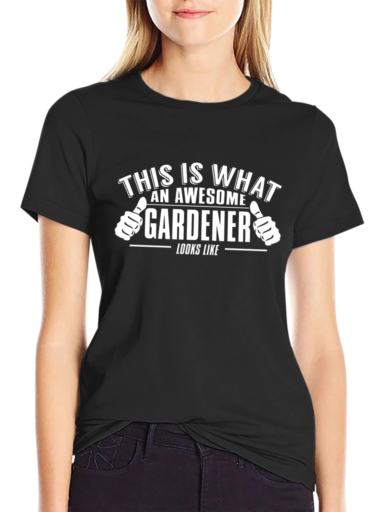 Awesome Gardener Graphic Tee - Black Cotton T-Shirt