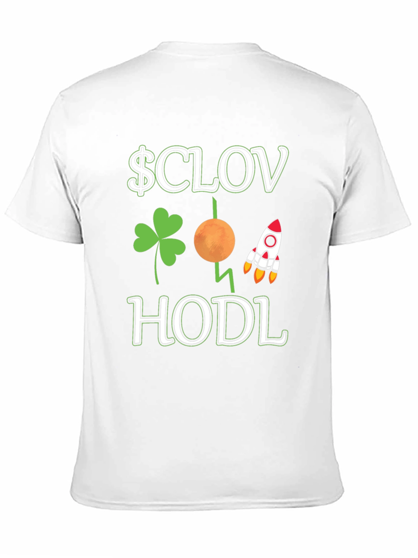 $CLOV HODL T-Shirt - Clover Health to the Moon!