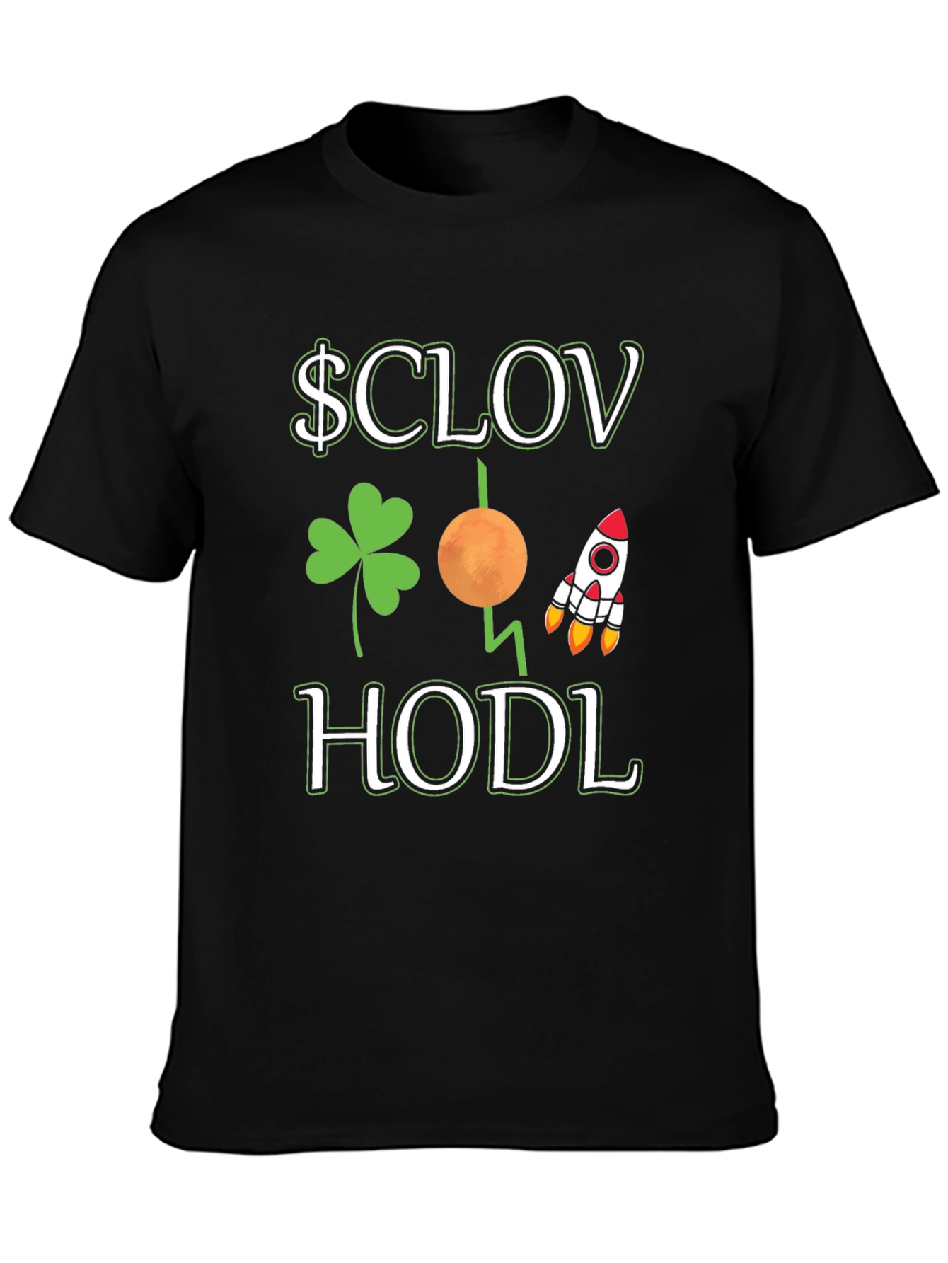 $CLOV HODL T-Shirt - Clover Health to the Moon!