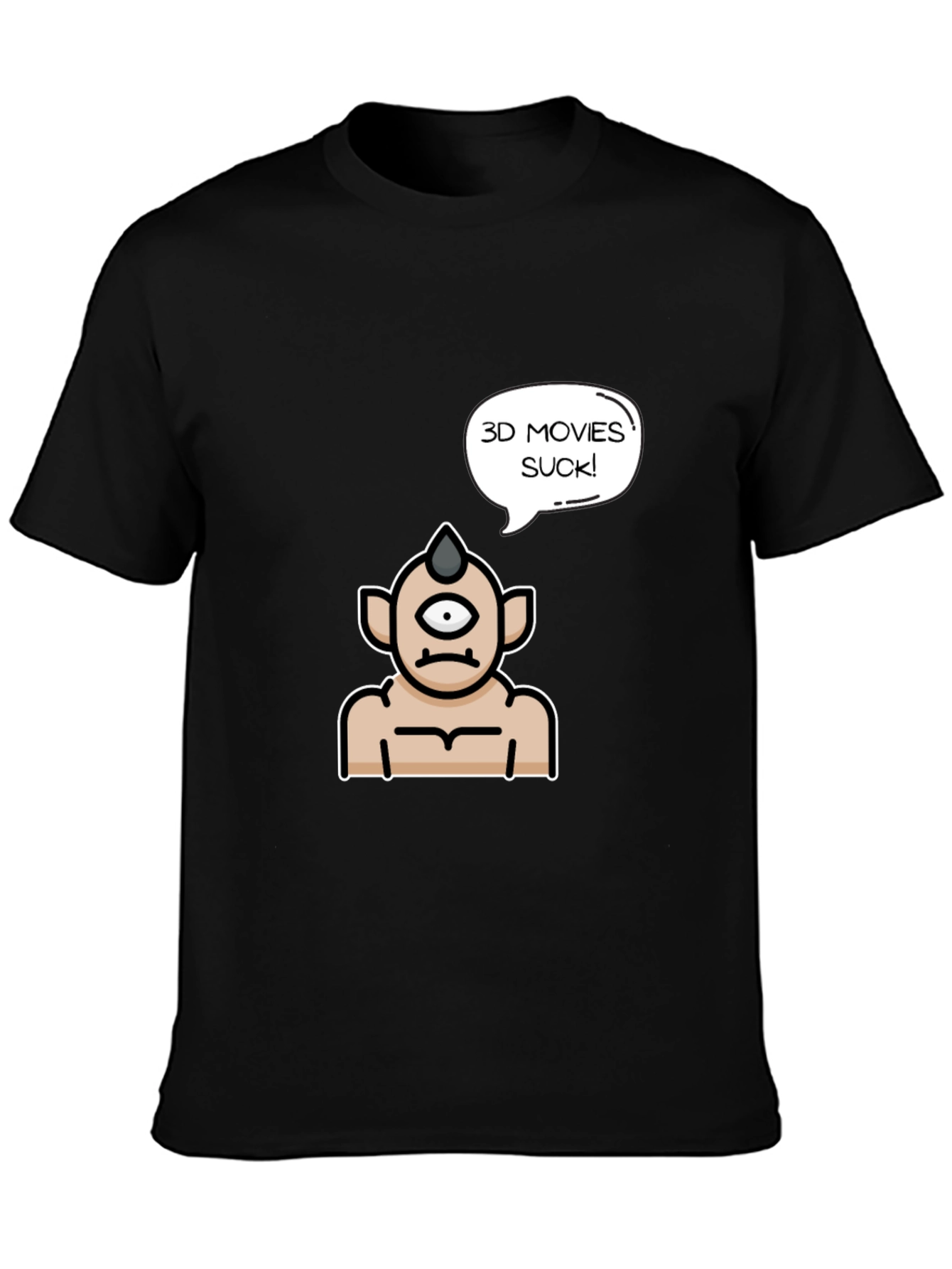 3D Movies Suck Graphic Tee