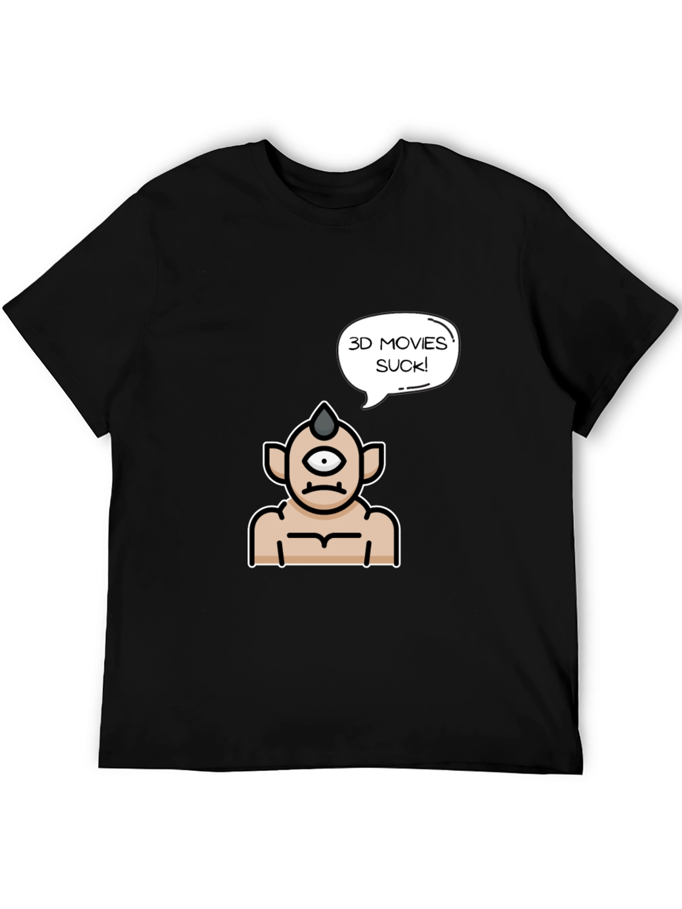 3D Movies Suck Graphic Tee